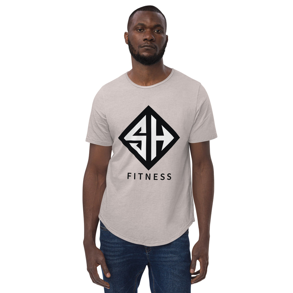 Men's Curved Hem T Shirts | Curved Hem T Shirt | Strong Heroes Fitness