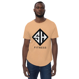 Men's Curved Hem T Shirts | Curved Hem T Shirt | Strong Heroes Fitness