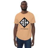 Men's Curved Hem T Shirts | Curved Hem T Shirt | Strong Heroes Fitness