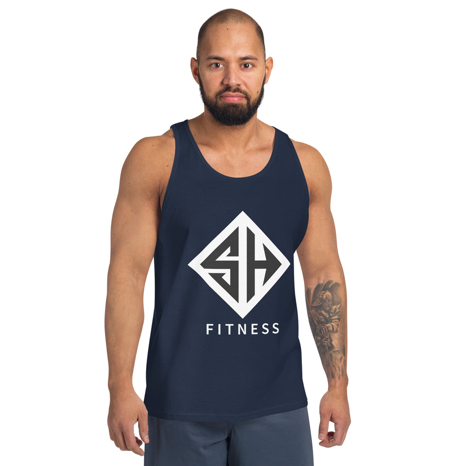 Men's Printed Tank Tops | Gym Tank Tops | Strong Heroes Fitness