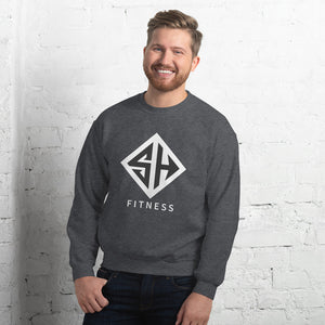 Men's Printed Sweatshirt | Black Sweatshirt | Strong Heroes Fitness