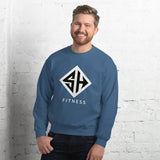 Men's Printed Sweatshirt | Black Sweatshirt | Strong Heroes Fitness