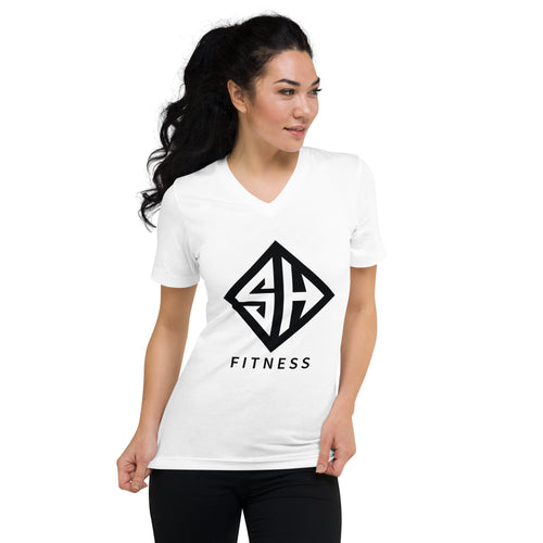 White Printed T-Shirt | Short Sleeve Tee | Strong Heroes Fitness