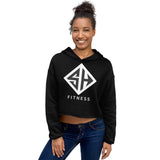 Women's Crop Hoodie | Cotton Polyester Hoodie | Strong Heroes Fitness